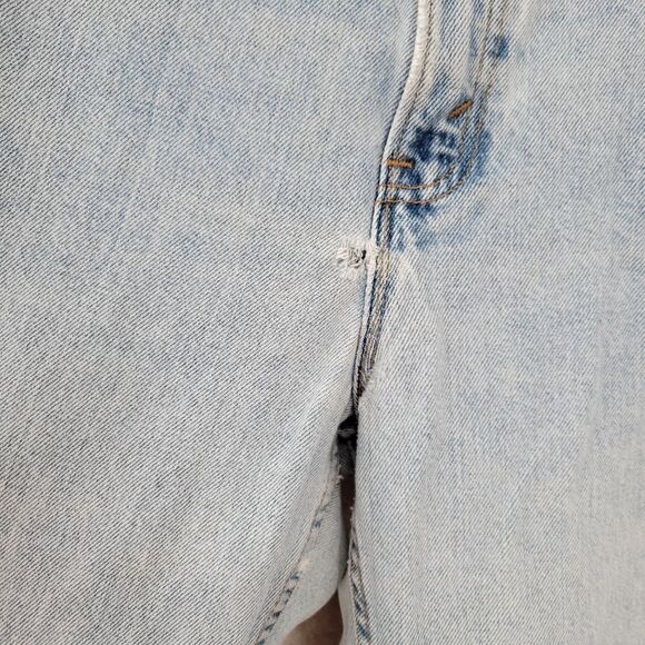 Levi's 522 Jeans Vintage 90's Women's Plus Size 20 Light Wash FLAWED - Picture 8 of 15